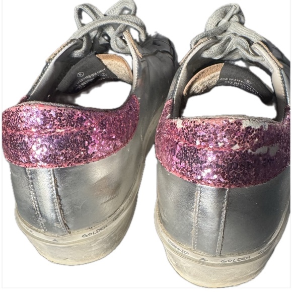 SALE!!! Golden Goose Hi Star 38 silver - Picture 4 of 6